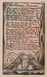 Songs of Innocence and of Experience, Plate 44, The Human Abstract (Bentley 47) by William Blake